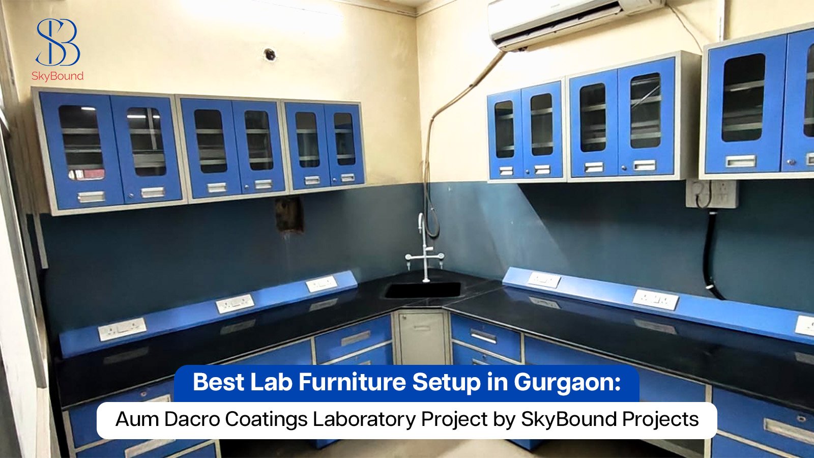 Best Lab Furniture Setup in Gurgaon: Aum Dacro Coatings Laboratory Project by SkyBound Projects